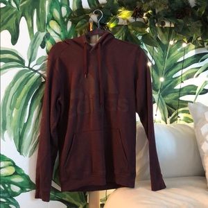 Adidas sweatshirt in burgundy